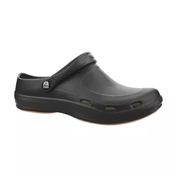 2nd quality product Sika women's FitClog with heel strap OB, Black