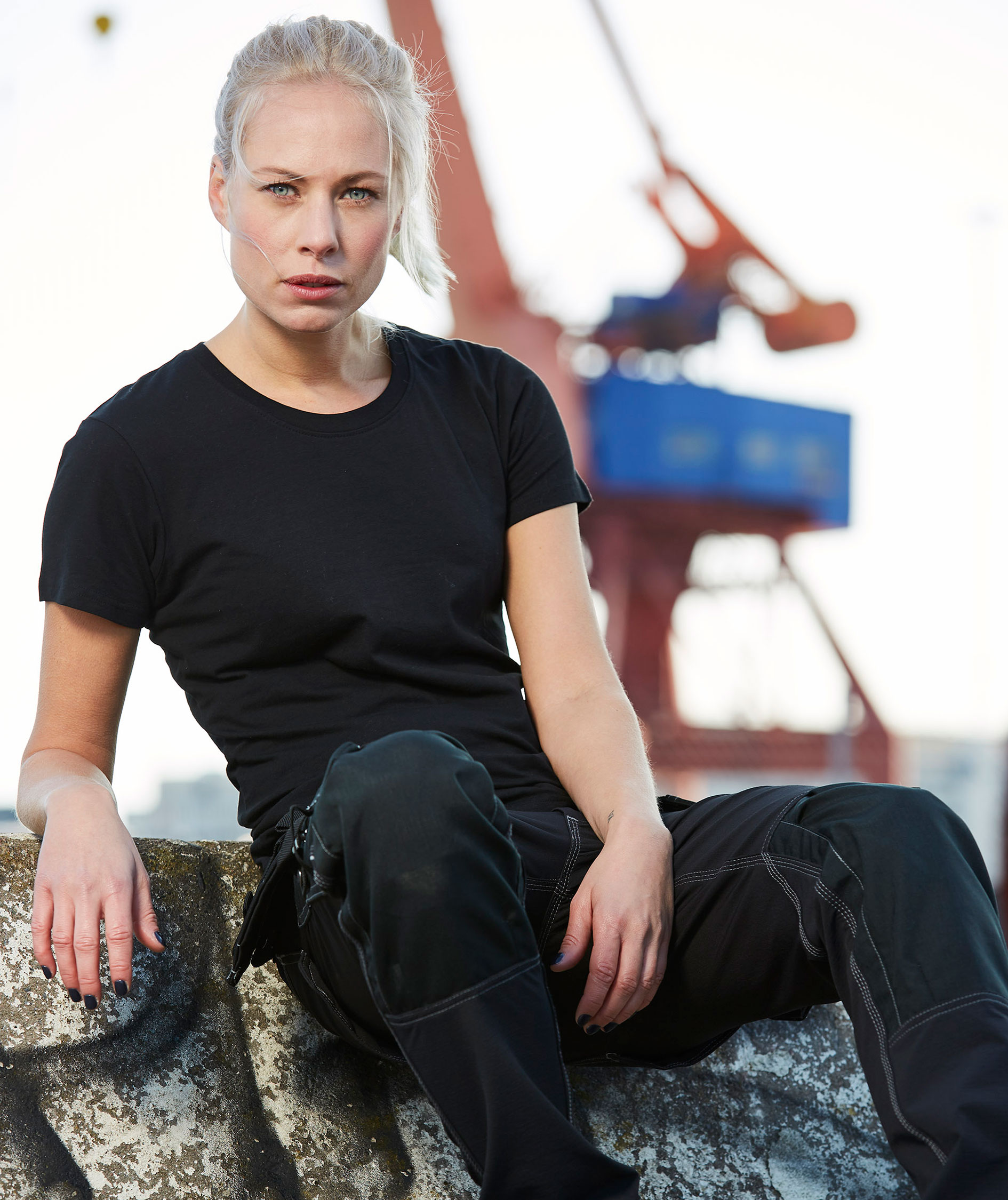 Top Swede women's T-shirt 203, Black, large image number 4