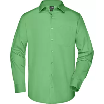 James & Nicholson modern fit  Hemd, Lime Grün