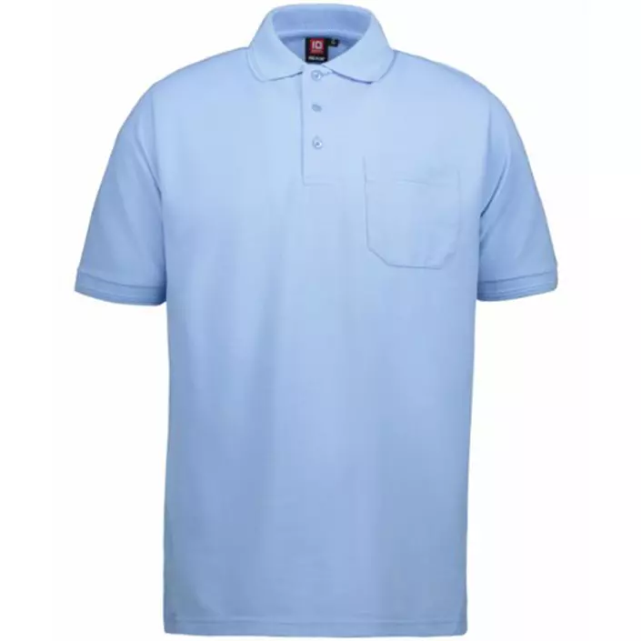ID PRO Wear Polo shirt, Lightblue, large image number 1