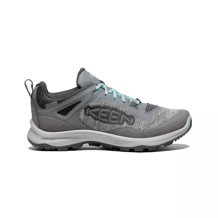 Keen Terradora Flex WP women's hiking shoes, Steel grey/Cloud blue, large image number 2