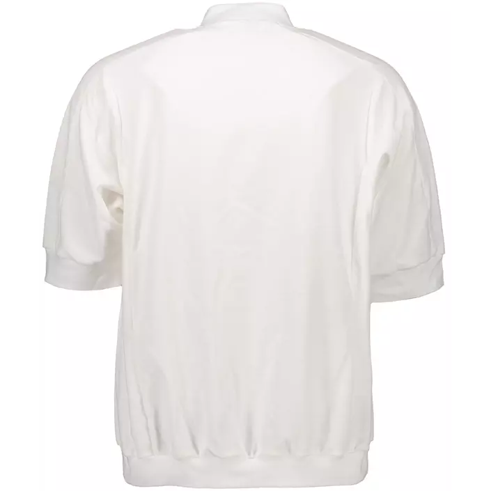 Jyden Workwear velour cardigan, Hvid, Hvid, large image number 1
