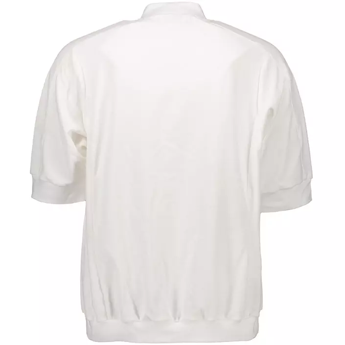 Jyden Workwear velour cardigan, White, White, large image number 1