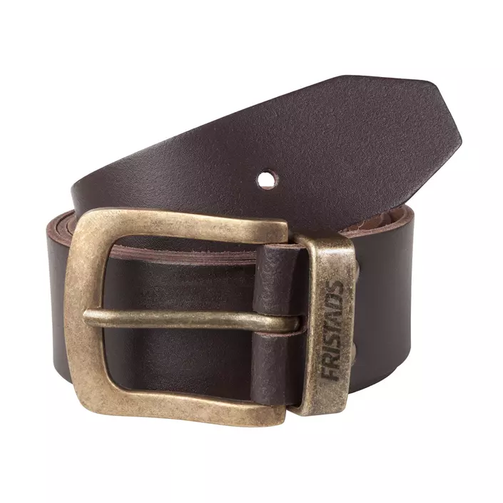 Fristads leather belt 9371, Brown, large image number 0
