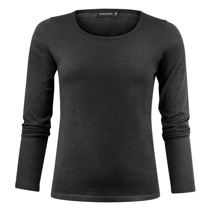 J. Harvest & Frost women's knitted pullover with merino wool, Black, large image number 0