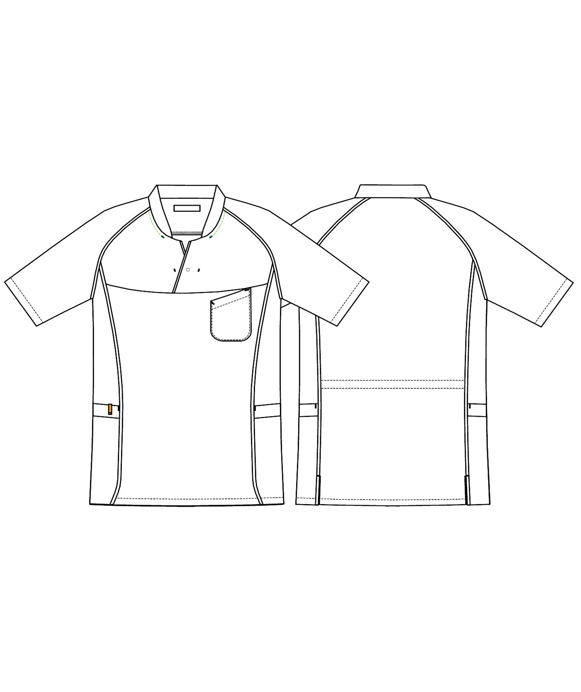 Kentaur  smock with contrasting colours, White/Grey/Bordeaux, large image number 3