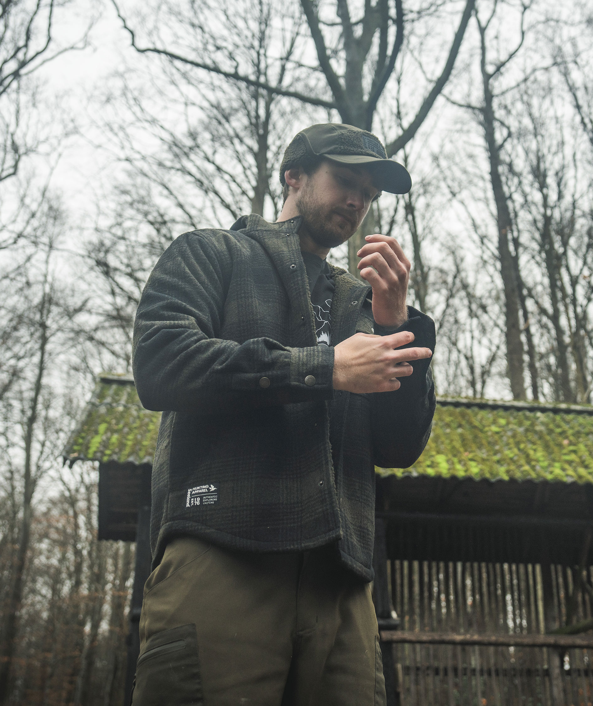 Seeland Canada Yukon jacket, Pine green check