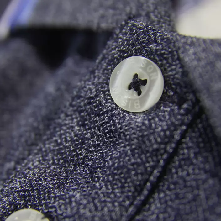 Bison Signature polo T-shirt, Blue, large image number 2