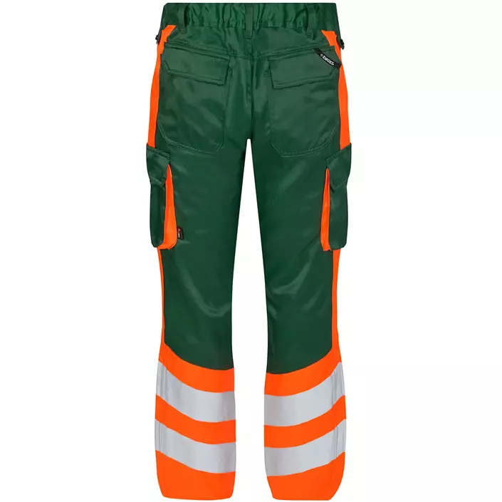 Engel Safety Light work trousers, Green/Hi-Vis Orange, large image number 1