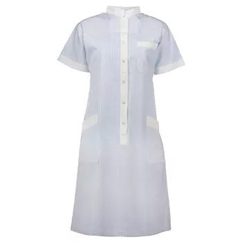Borch Textile 0528 women's dress, Light blue/white striped