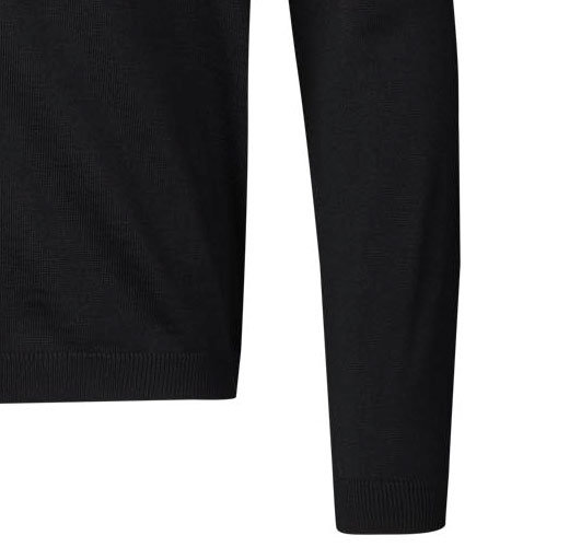 Belika Berlin knitted cardigan with merino wool, Black, large image number 2