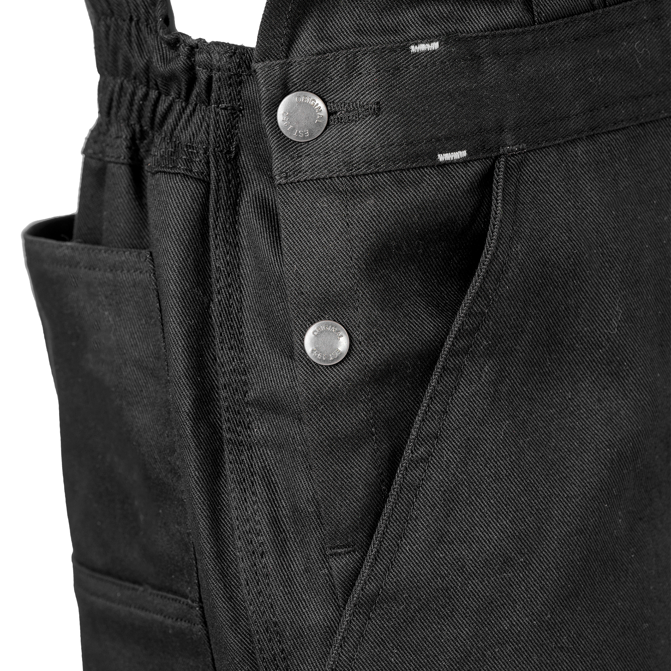 Kramp Original bib and brace, Black, large image number 2