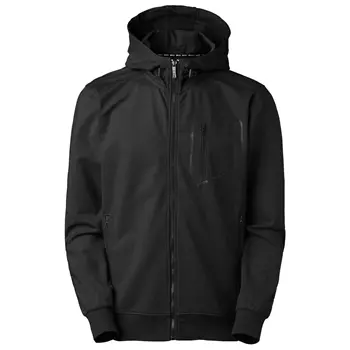 South West Madison hoodie with full zipper, Black