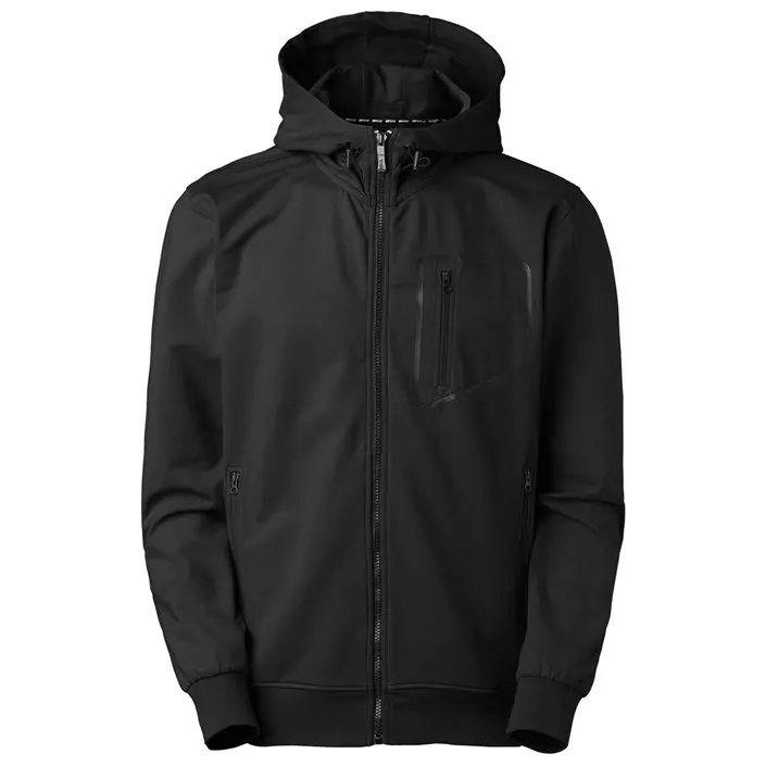 South West Madison hoodie med blixtlås, Svart, large image number 0
