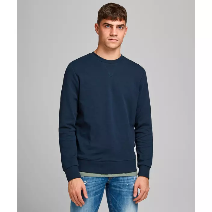 Jack & Jones JJEBASIC sweatshirt, Navy Blazer, large image number 1