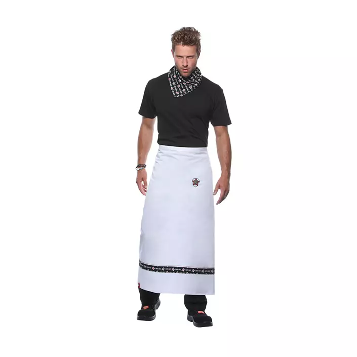 Karlowsky ROCK CHEF® waist apron, White, White, large image number 0