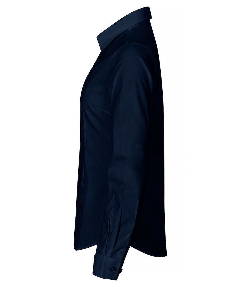 Clique women's Stretch Shirt, Dark navy, large image number 2