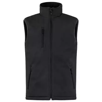 Clique lined softshell vest, Black