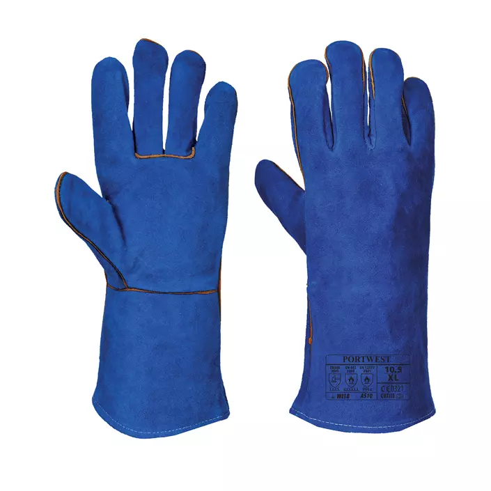 Portwest welding gloves, Blue, large image number 0