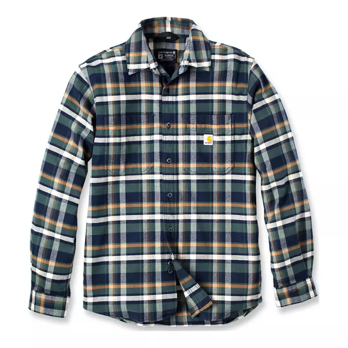 Carhartt flannelskjorte, Navy, large image number 0