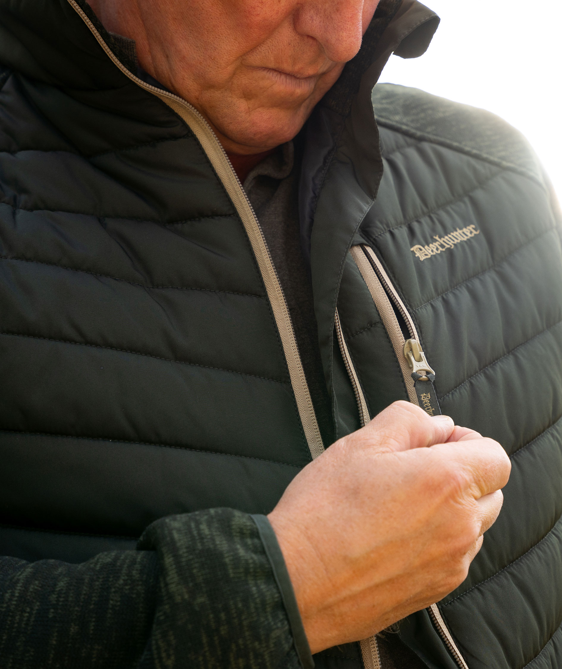 Deerhunter Moor Steppjacke mit Strick, Forest Ember, large image number 4