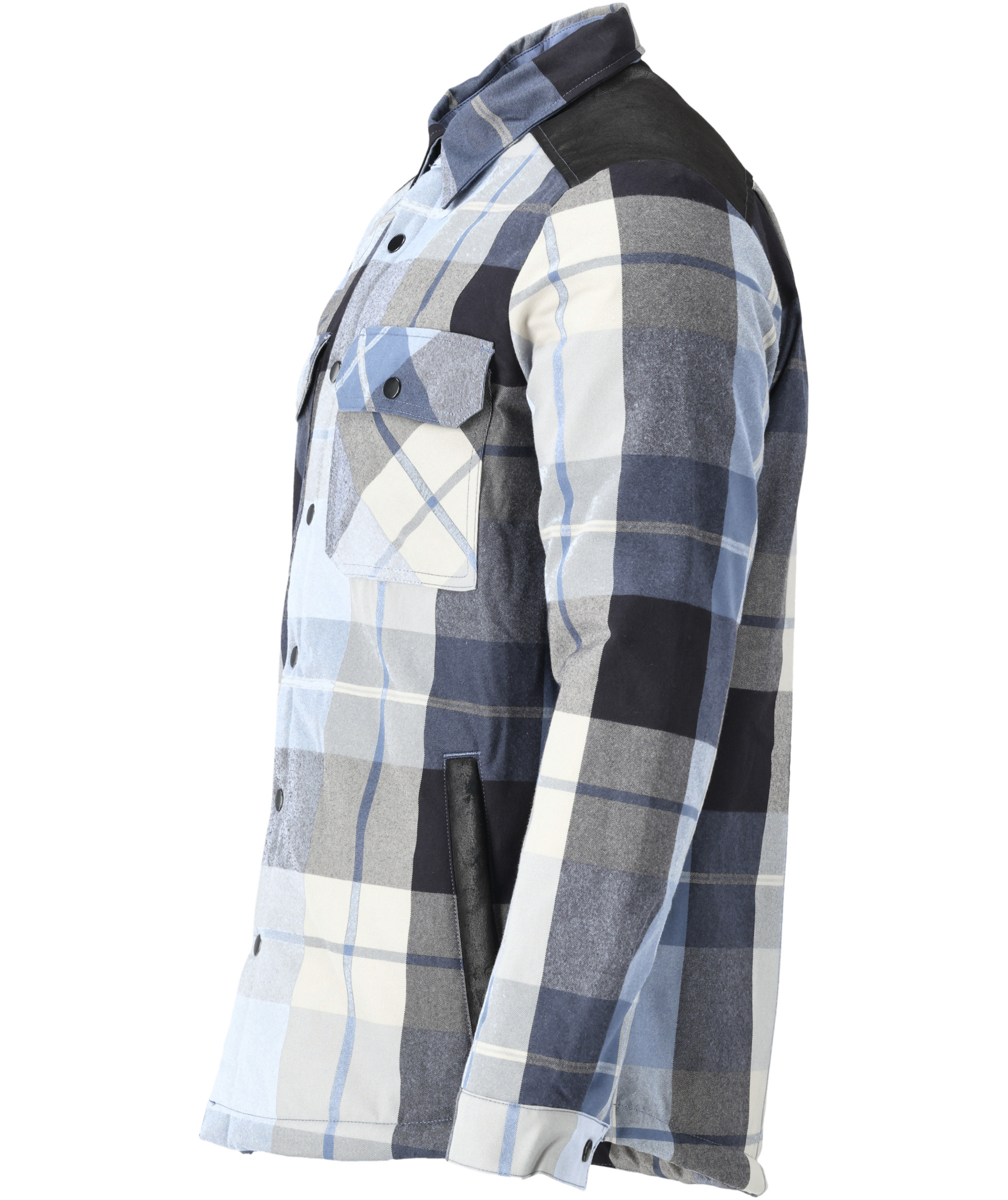 Mascot Customized flannel shirt jacket, Dark Marine Blue, large image number 3