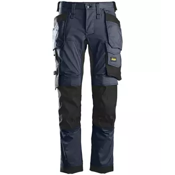 Snickers AllroundWork craftsman trousers 6241, Marine Blue/Black