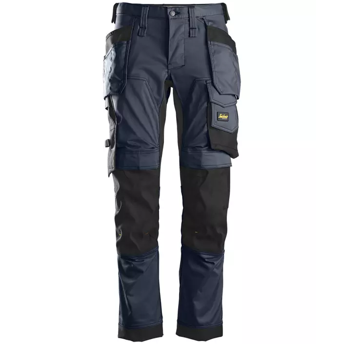 Snickers AllroundWork craftsman trousers 6241, Marine Blue/Black, large image number 0