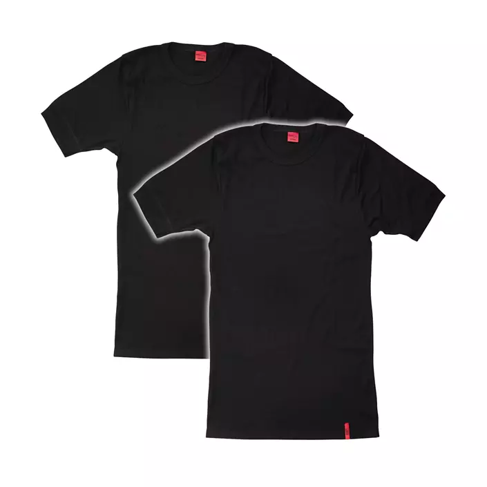 ProActive 2-pack short-sleeved undershirt, Black, large image number 0