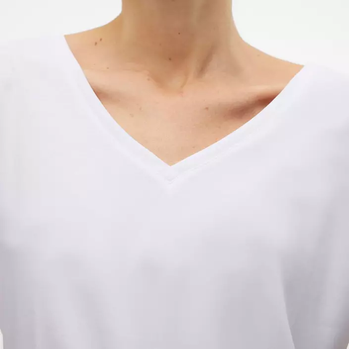 Vero Moda VMFILLI dame T-shirt, Bright White, large image number 3