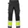 Fristads work trousers 2032, Hi-vis Yellow/Black, Hi-vis Yellow/Black, swatch