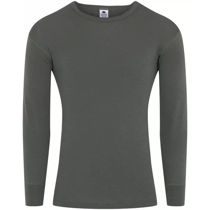 Dovre baselayer trøje med merinould, Grøn, large image number 0