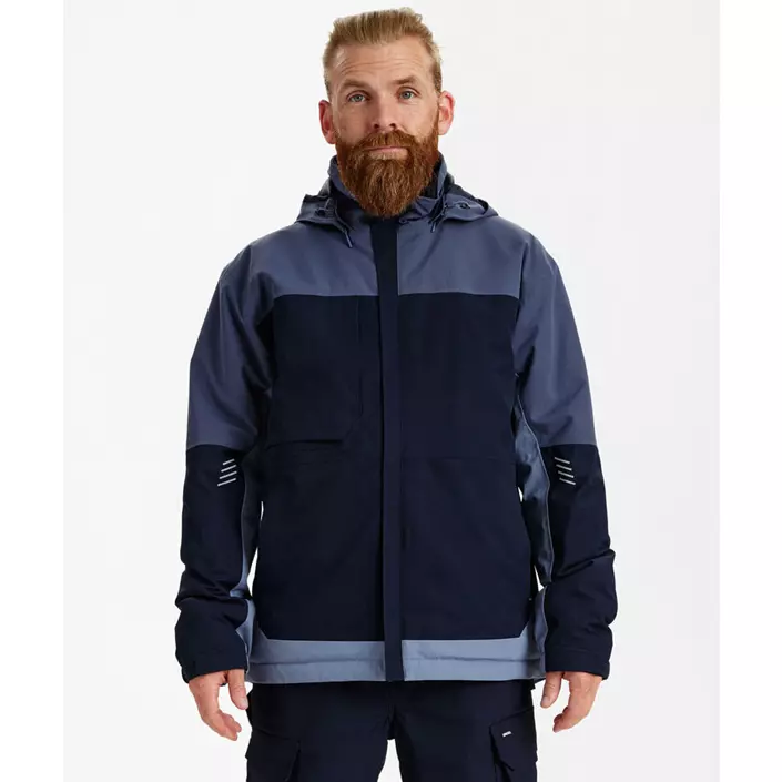 Engel Entire vinterjacka, Deep Blue/Dark Sea, large image number 1