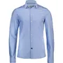 J. Harvest & Frost Indigo Bow regular fit skjorte, Blue/White Stripe