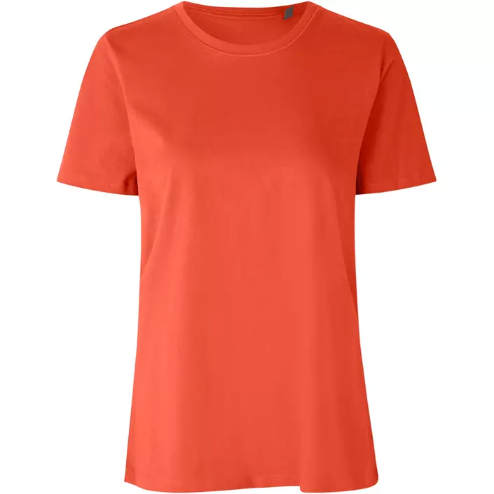 ID økologisk dame T-shirt, Koral, large image number 0