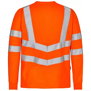 Engel Safety langærmet  Grandad T-shirt, Hi-vis Orange