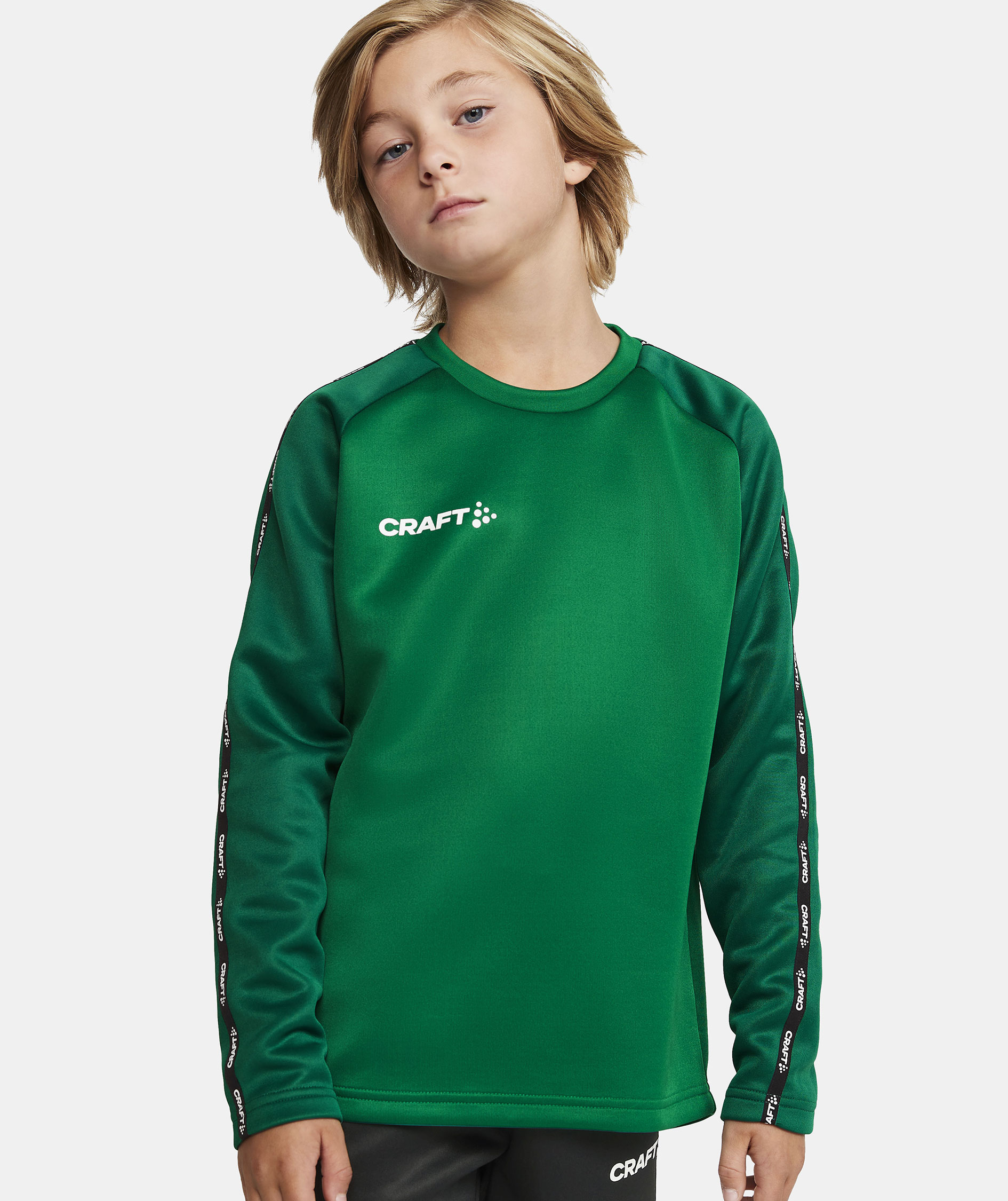 Craft Squad 2.0 training pullover for kids, Team Green-Ivy, large image number 4