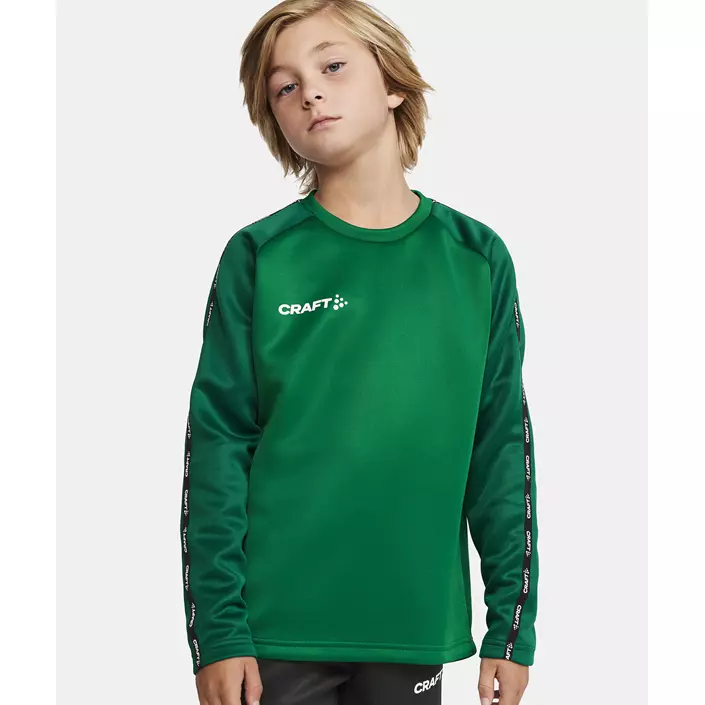 Craft Squad 2.0 training pullover for kids, Team Green-Ivy, large image number 4