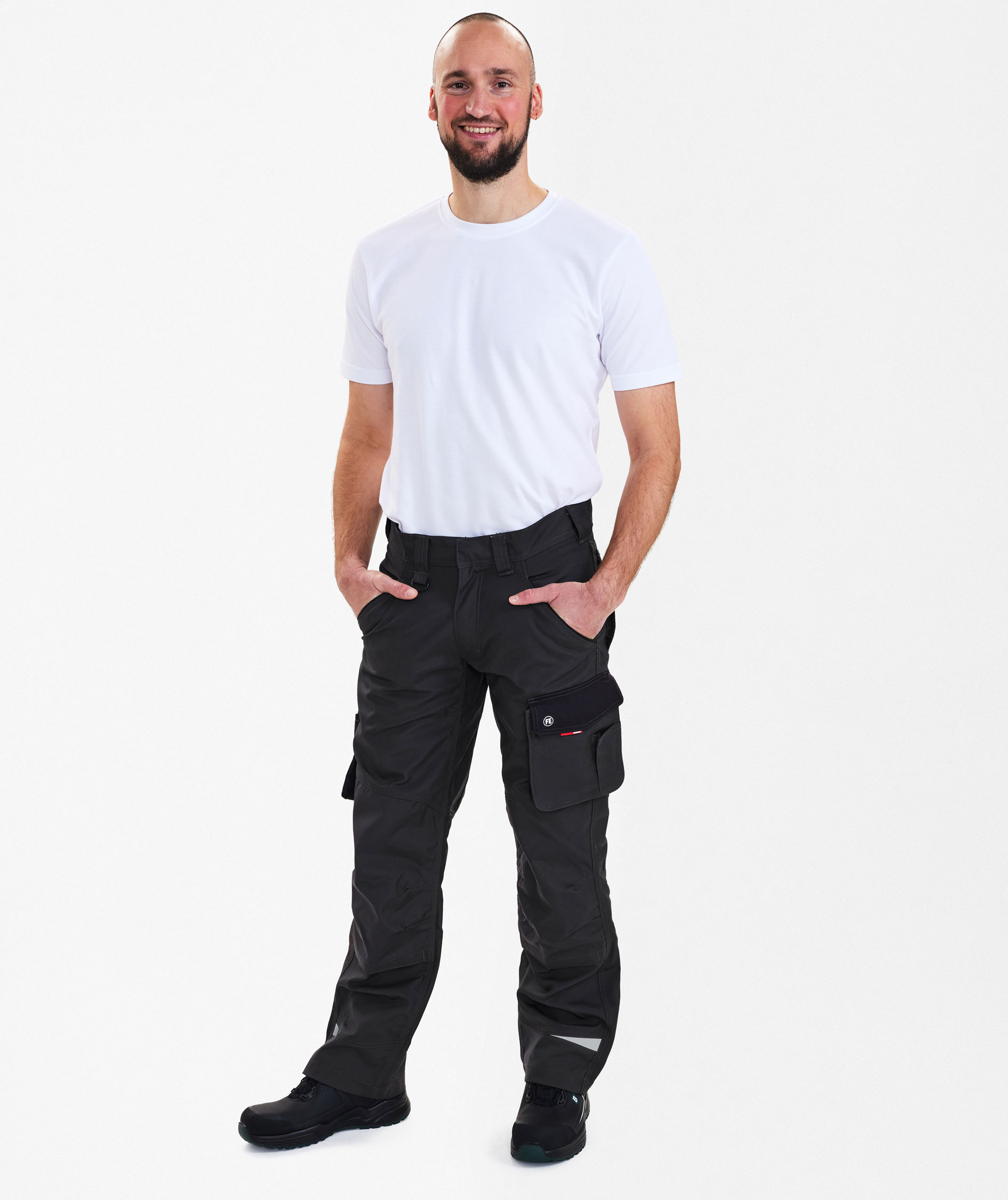 Engel Galaxy Work trousers, Antracit Grey/Black
