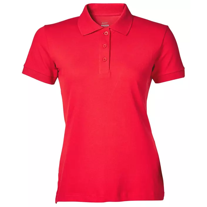 Mascot Crossover Grasse women's polo shirt, Raspberry Red, large image number 0