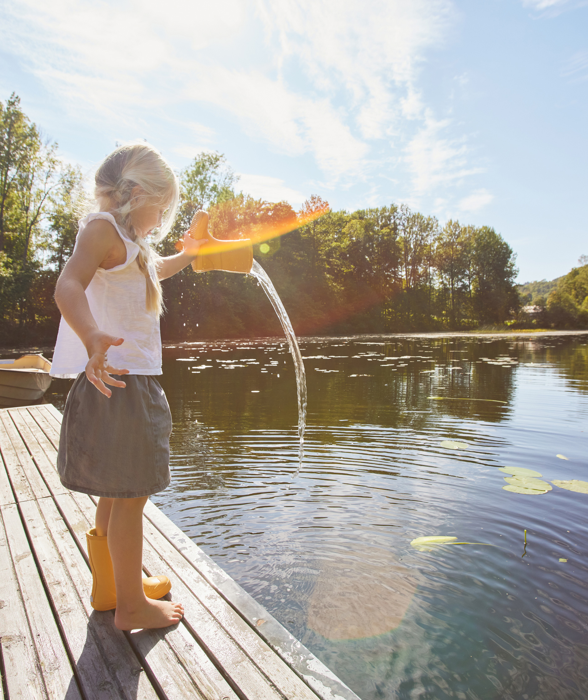 Viking Indie Active gummist&ouml;vlar till barn, Sun