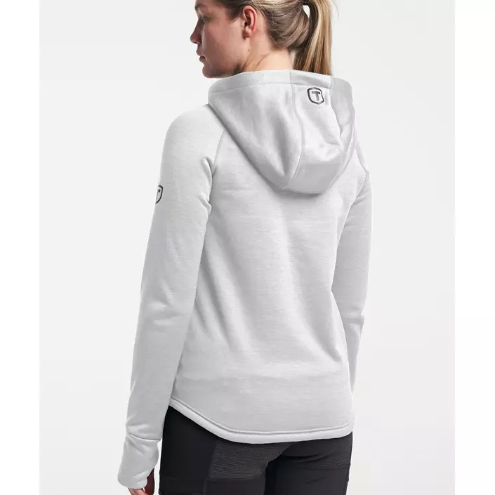 Tenson TXlite dame hettegenser med glidelås, Light Grey, large image number 7