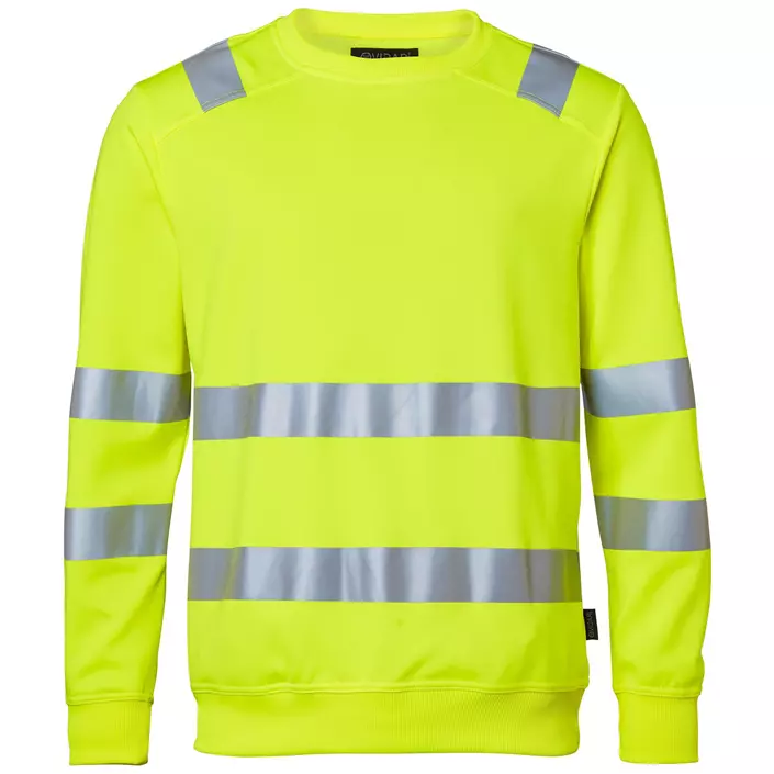 Vidar V7006 sweatshirt, Hi-Vis Gul, large image number 0