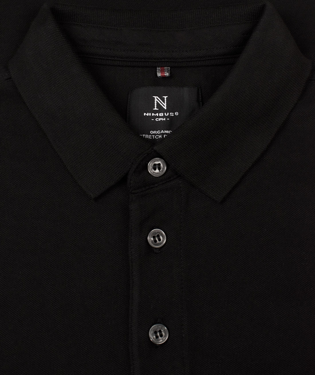 Nimbus Harvard Polo T-shirt, Black, large image number 2
