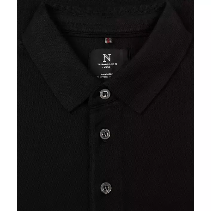 Nimbus Harvard Polo T-shirt, Black, large image number 2