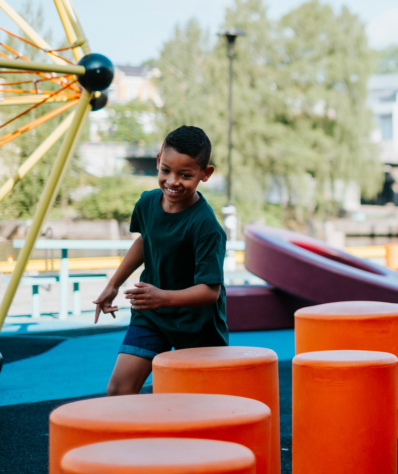 YOU Classic T-shirt till barn, Flaskgr&ouml;n, large image number 2