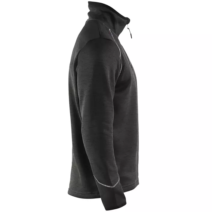 Blåkläder sweatshirt half zip, Antrasittgrå/Hvit, large image number 3