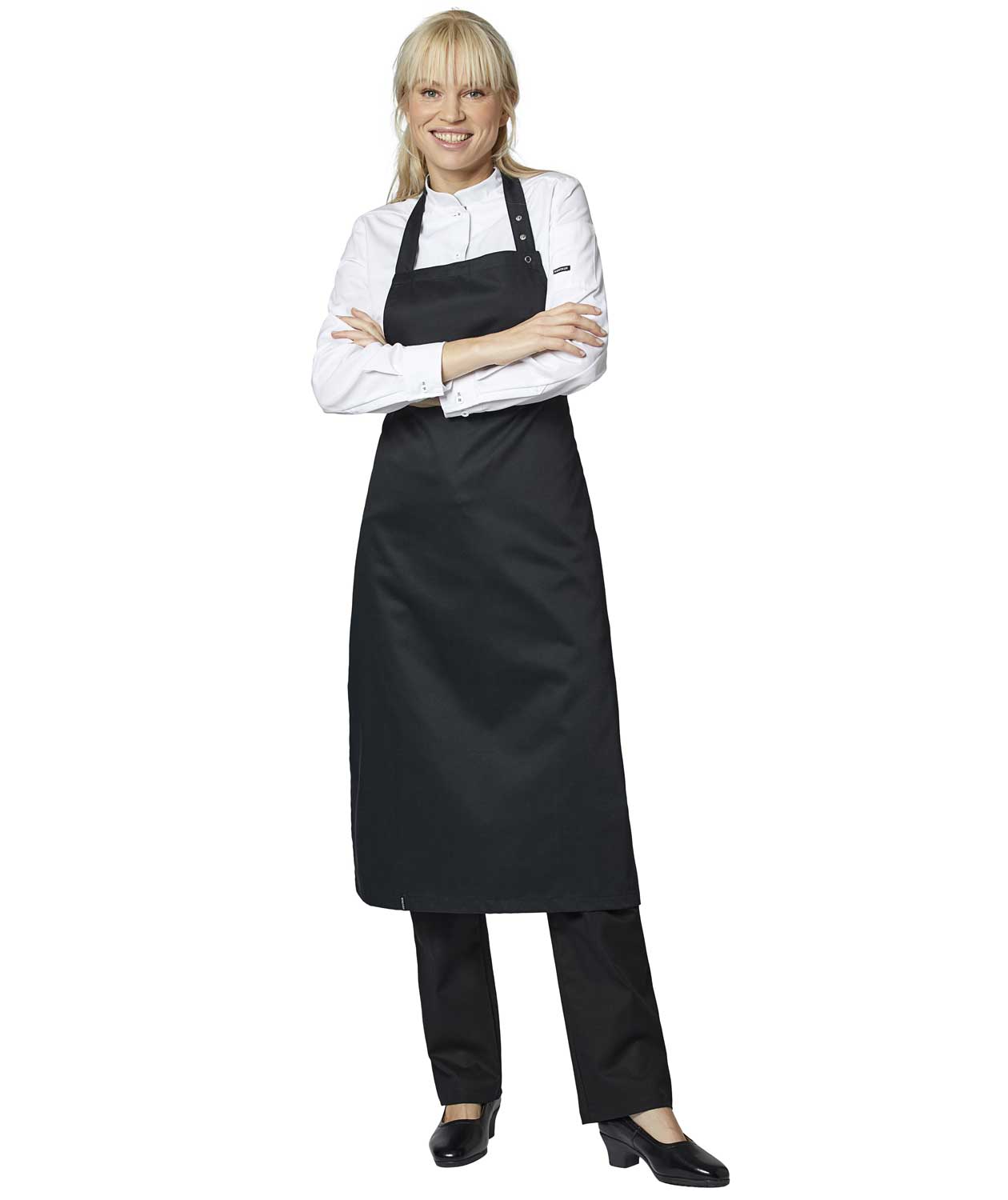 Kentaur bib apron, Black, Black, large image number 1