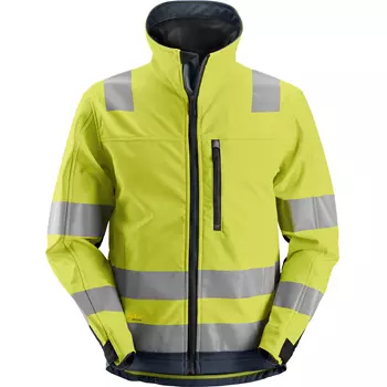 Snickers AllroundWork softshell jacket 1230, Hi-vis Yellow/Marine