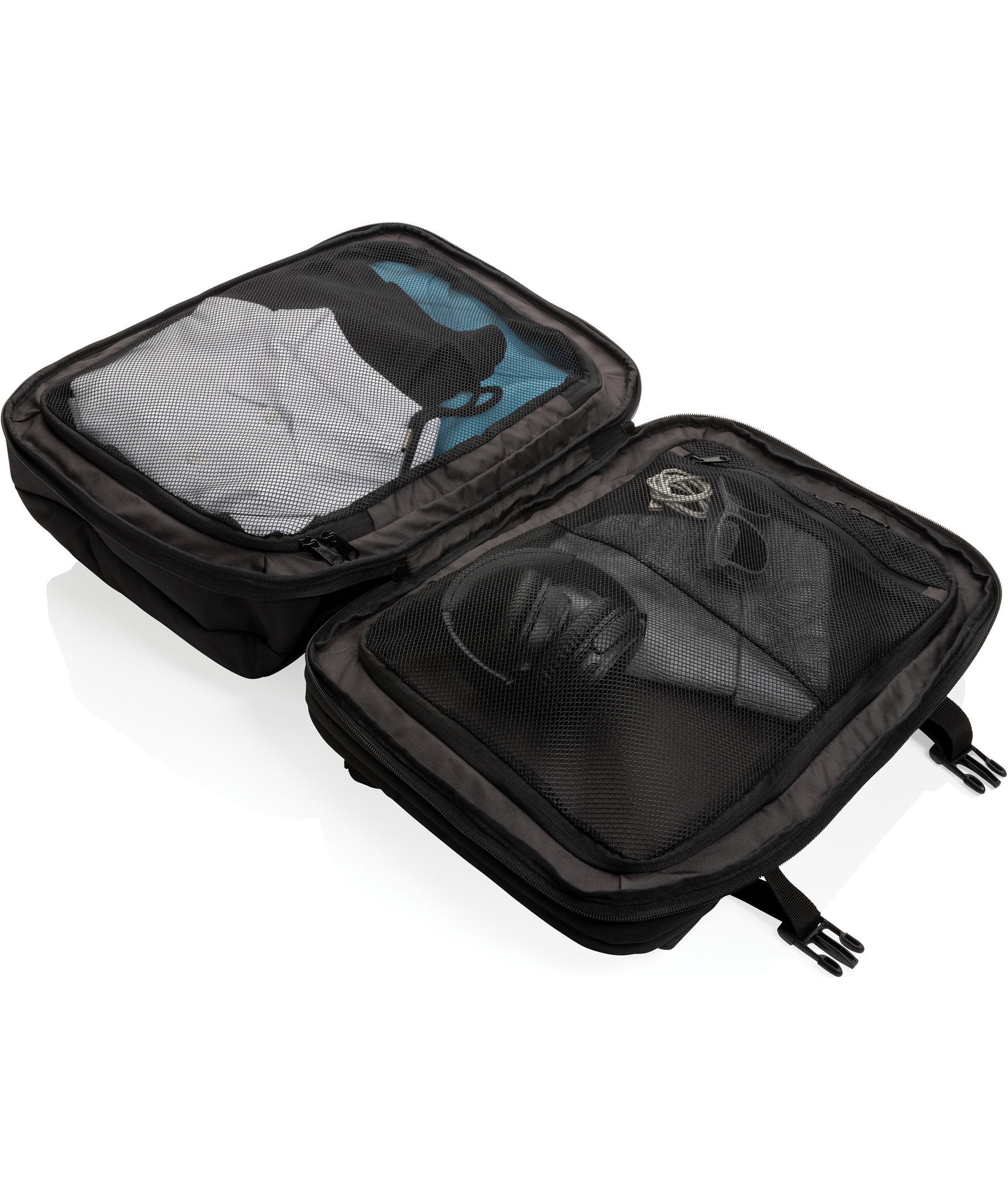 Swiss Peak weekend travel backpack 27L, Black, Black, large image number 4